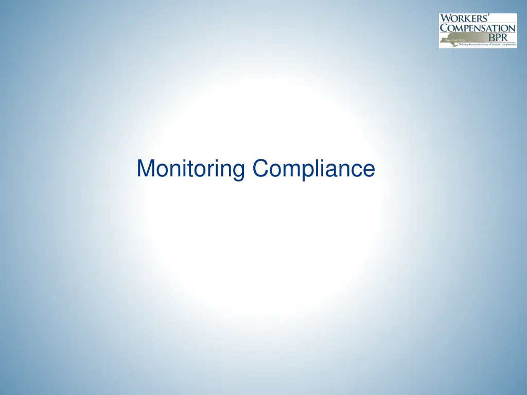 monitoring compliance