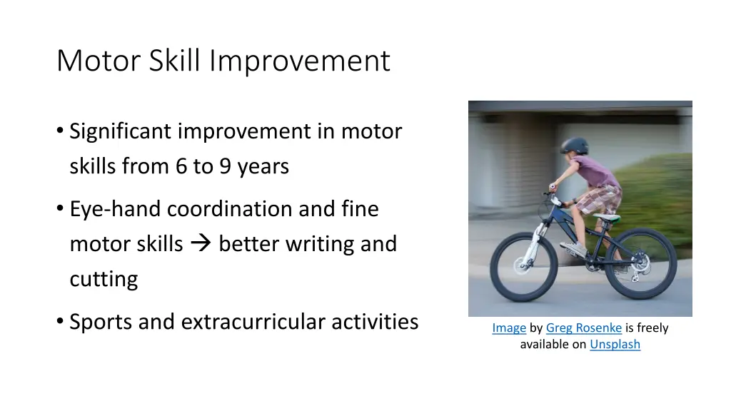 motor skill improvement