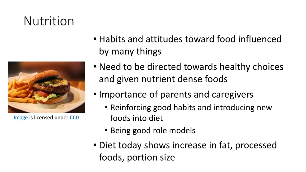 nutrition