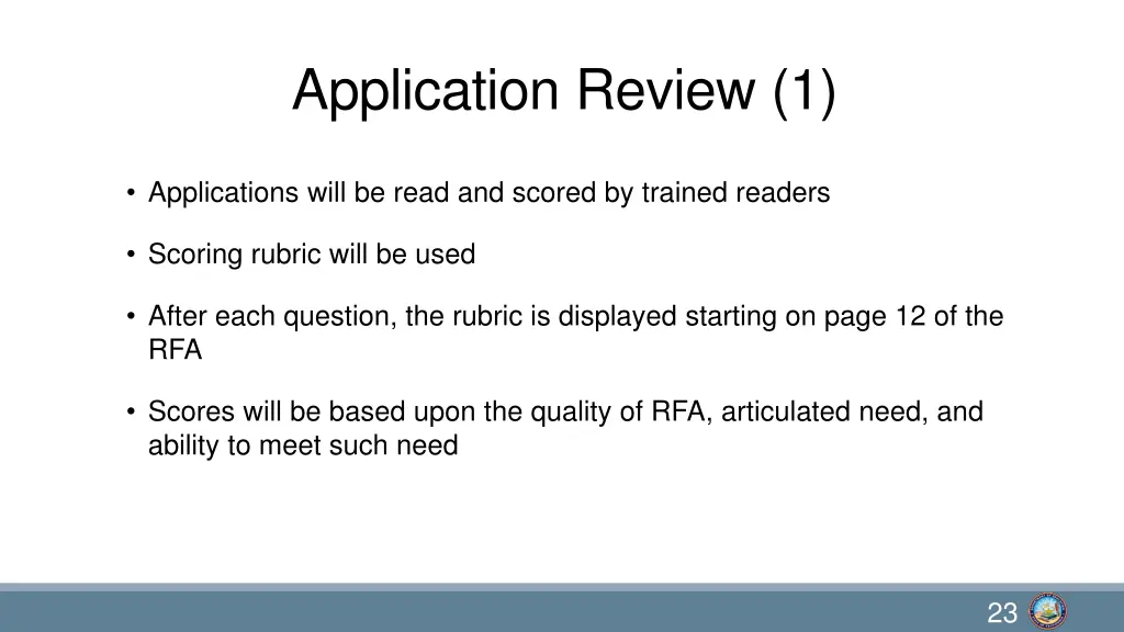 application review 1