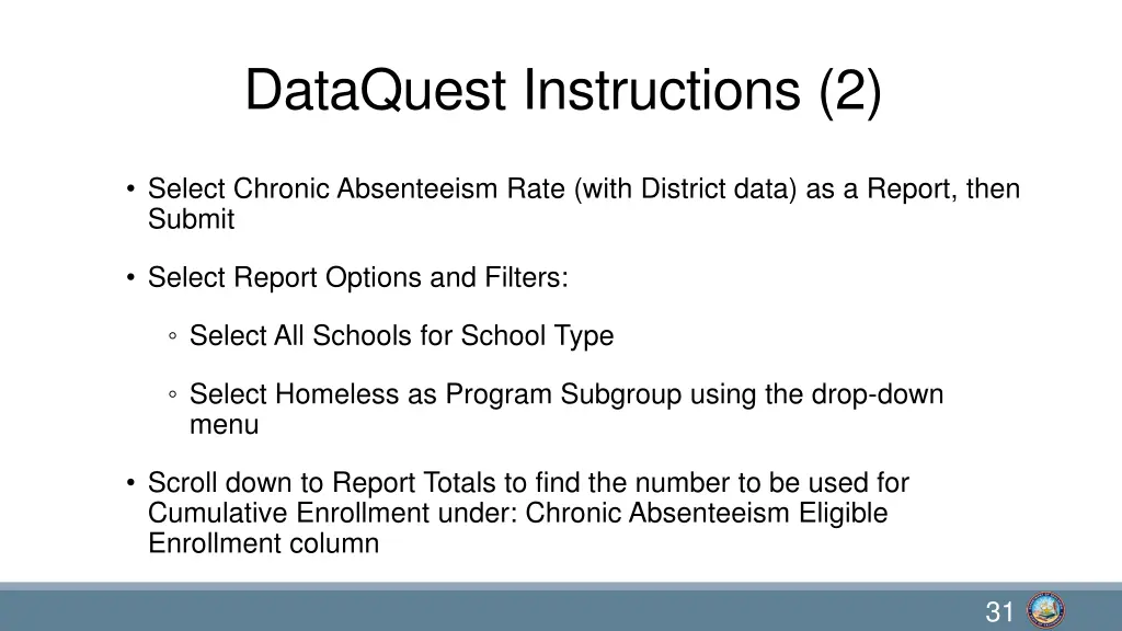 dataquest instructions 2