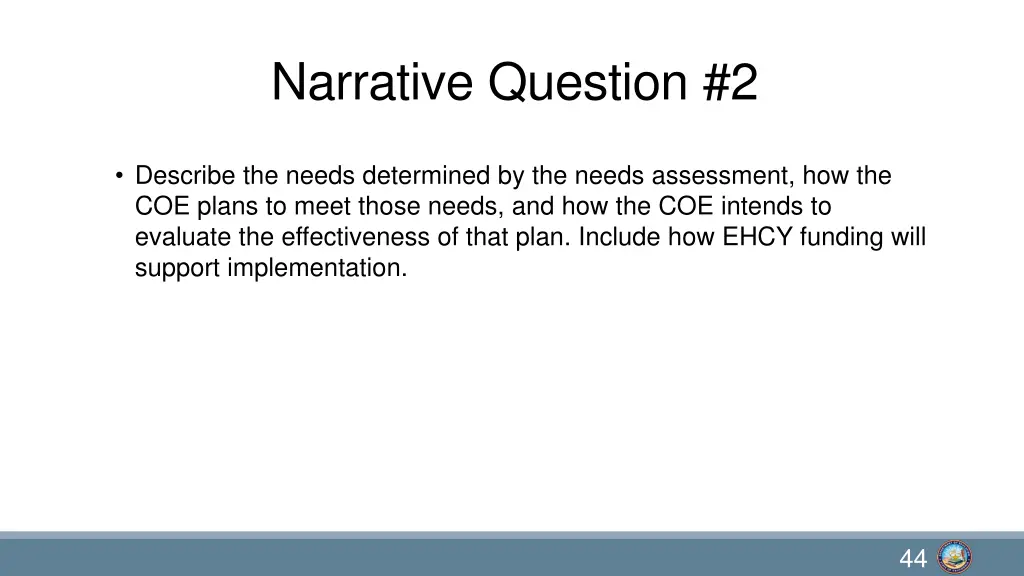 narrative question 2