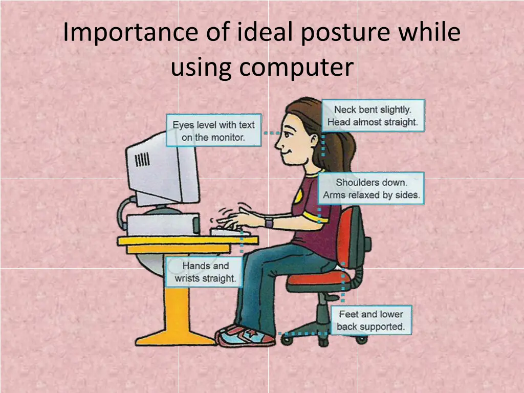 importance of ideal posture while using computer 1