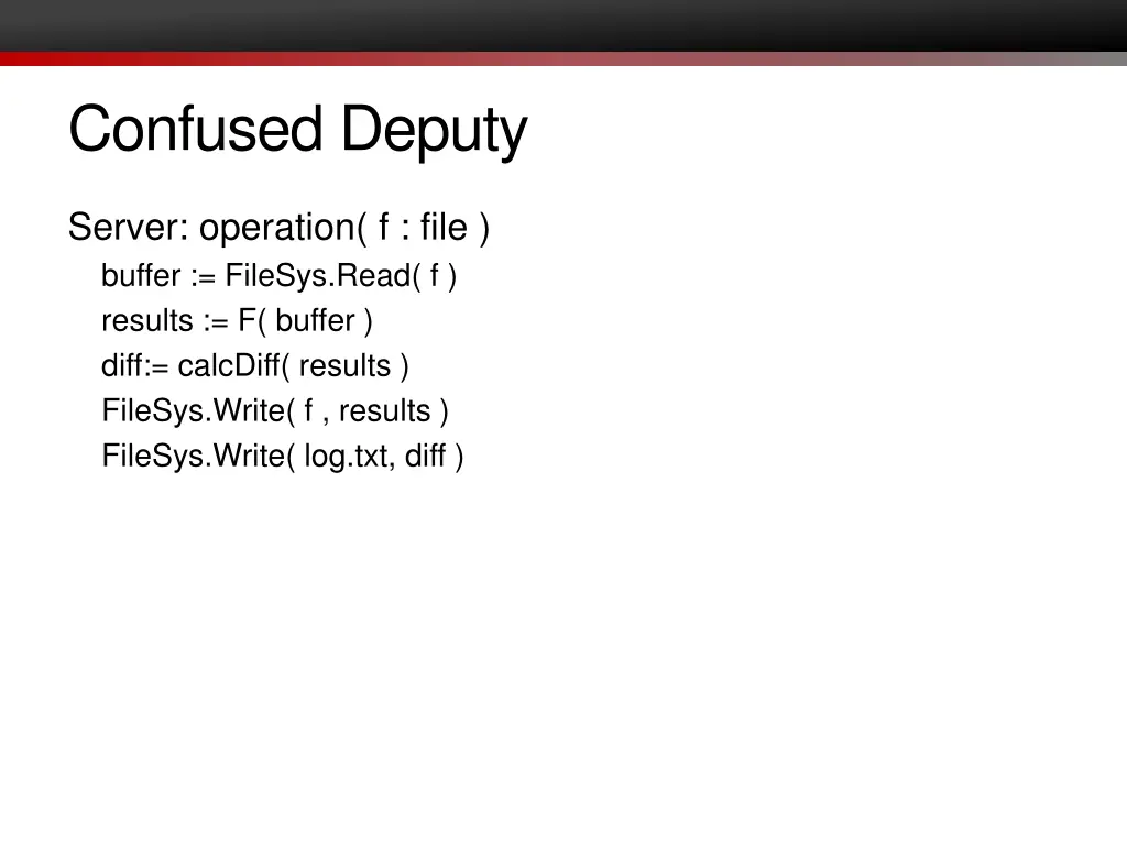 confused deputy
