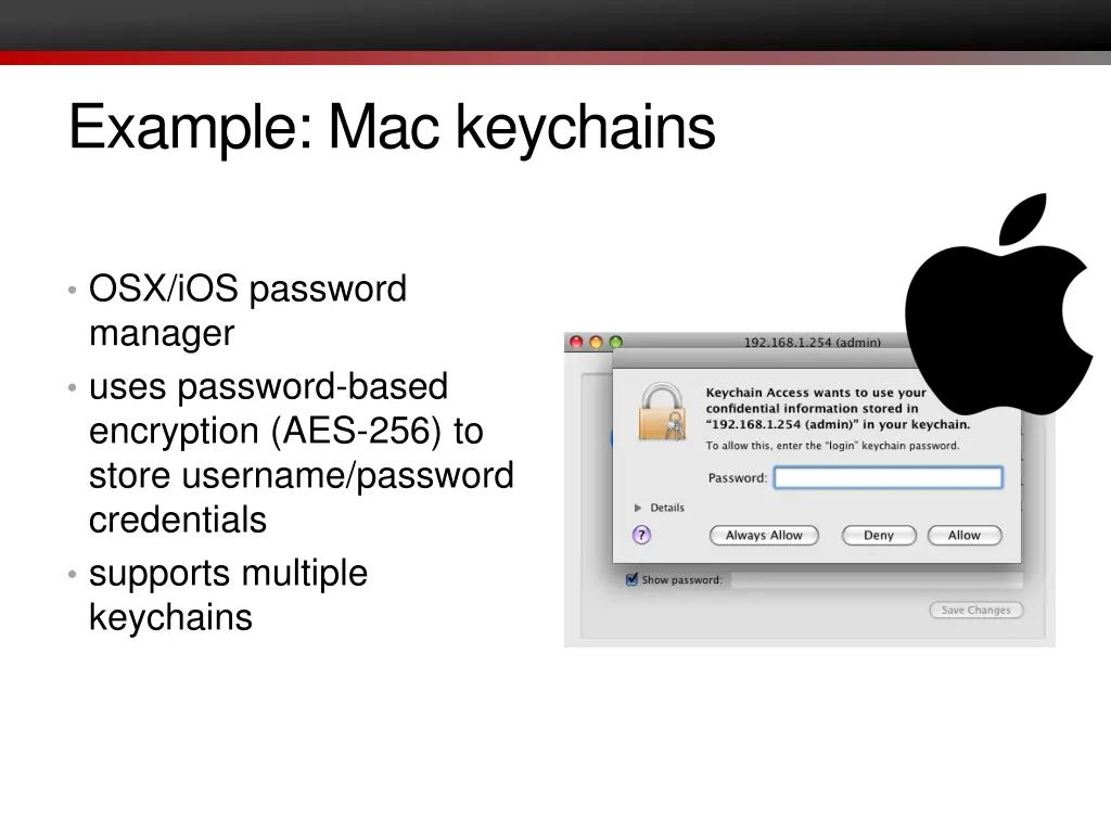 example mac keychains