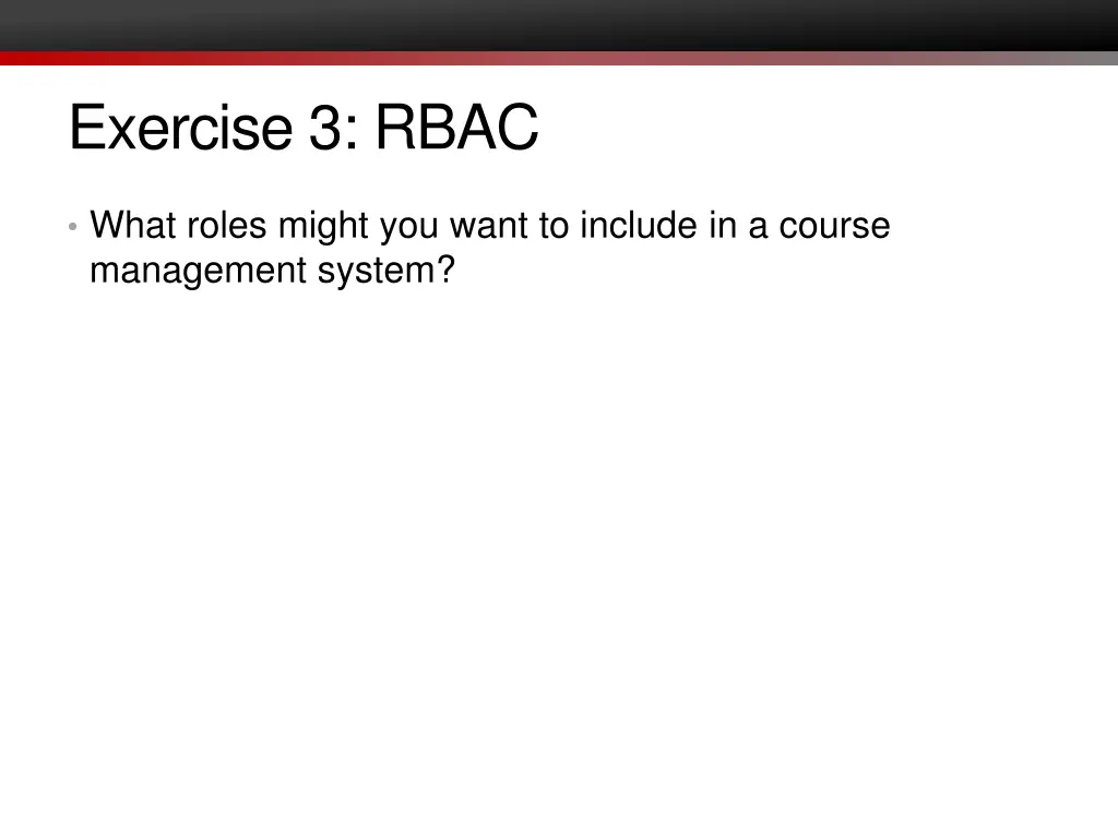exercise 3 rbac