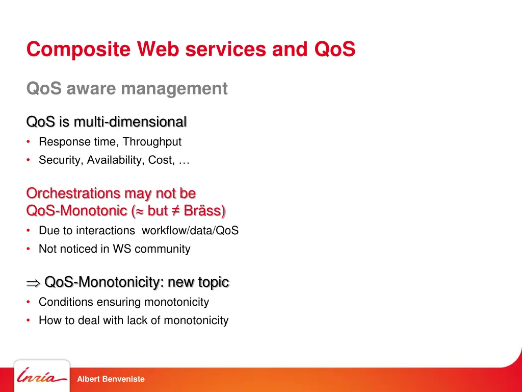 composite web services and qos