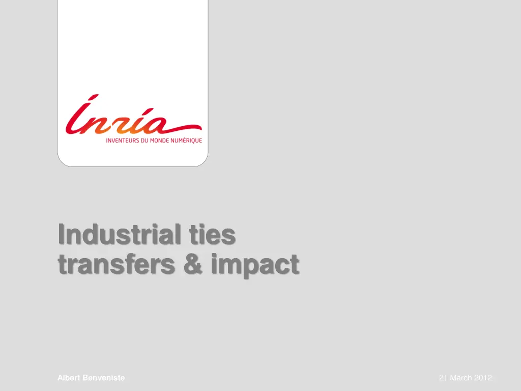 industrial ties transfers impact