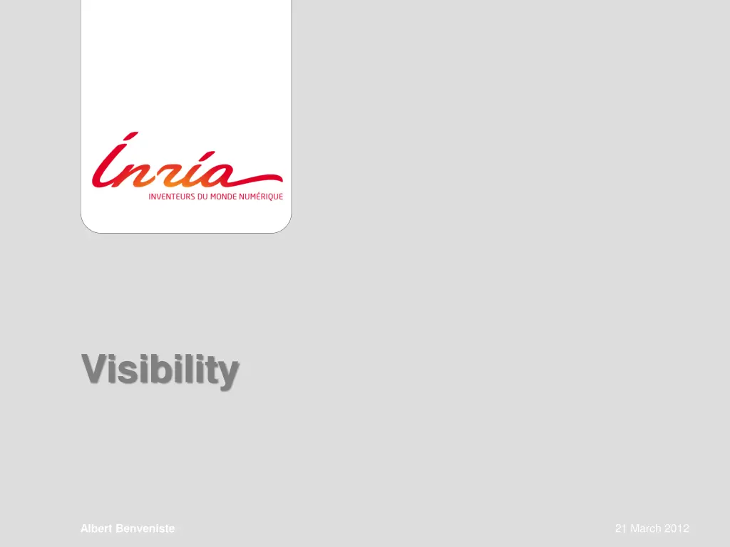 visibility