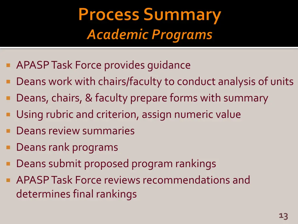 apasp task force provides guidance