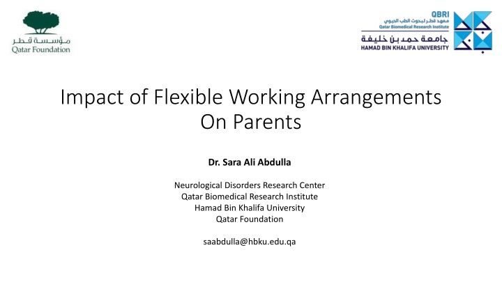 impact of flexible working arrangements on parents