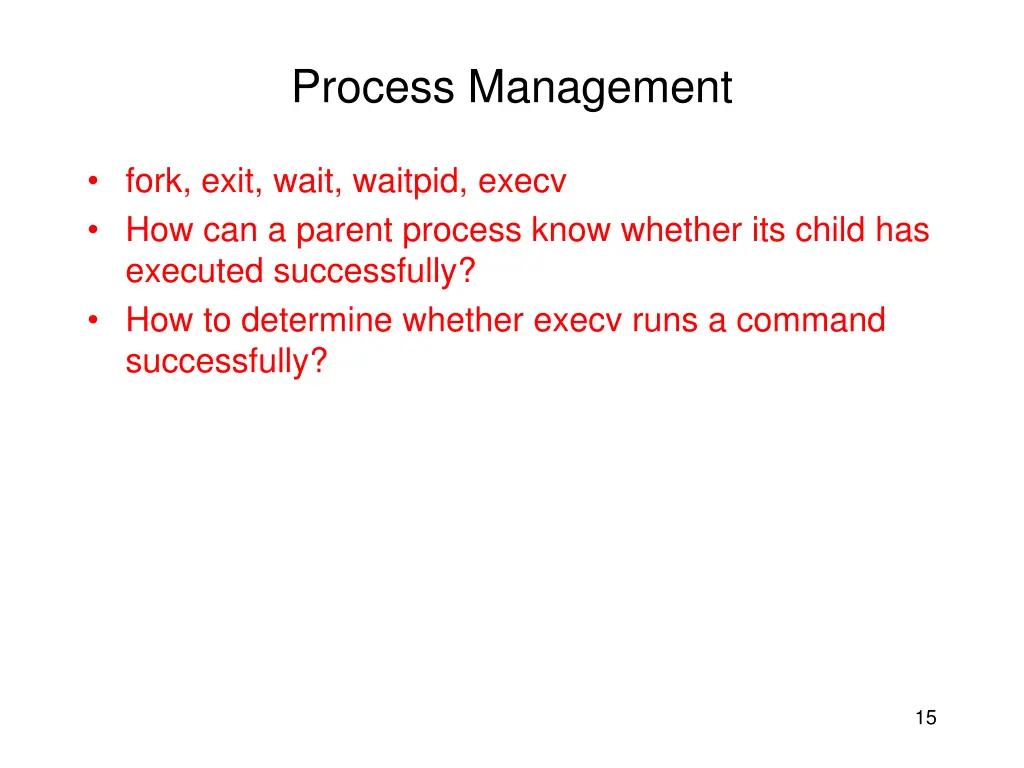 process management
