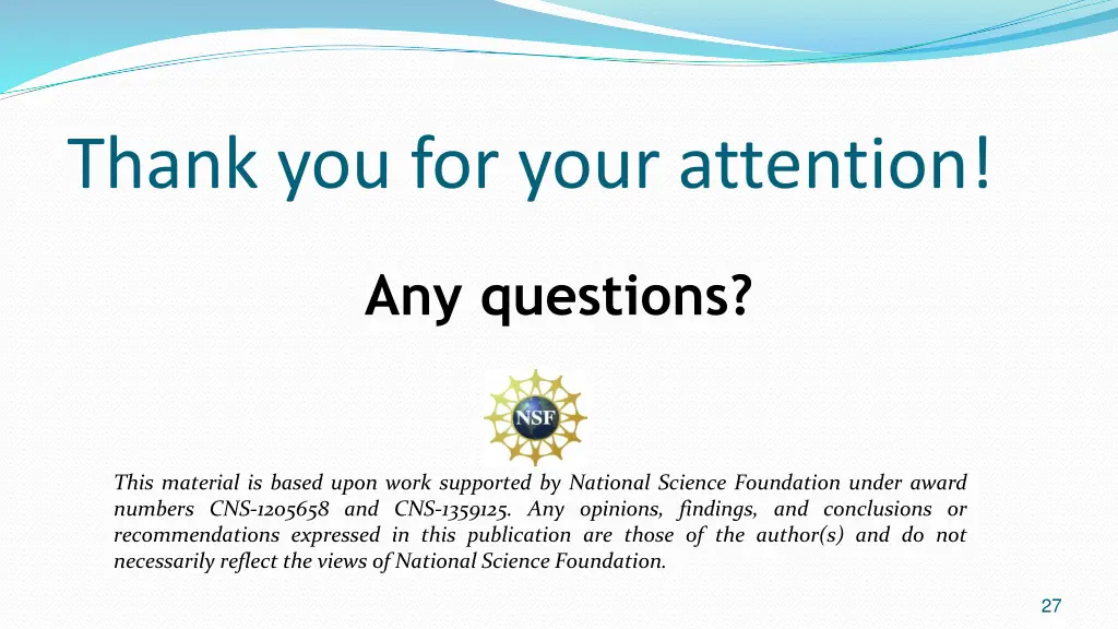 thank you for your attention