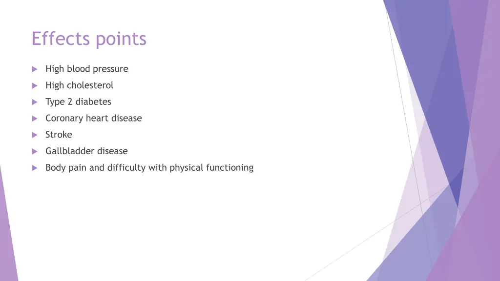 effects points