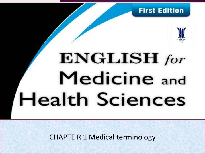 chapte r 1 medical terminology