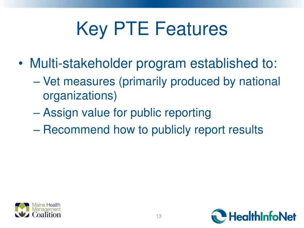 key pte features