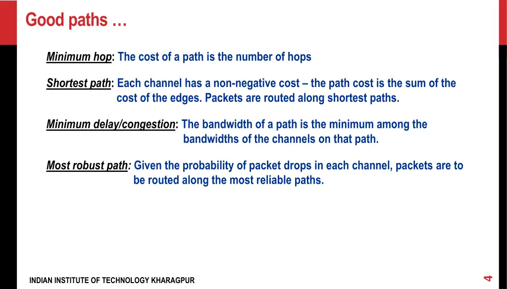 good paths