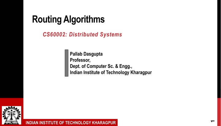 routing algorithms