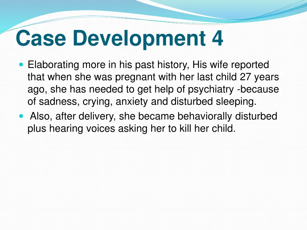 case development 4