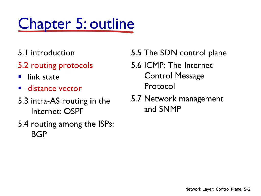chapter 5 outline