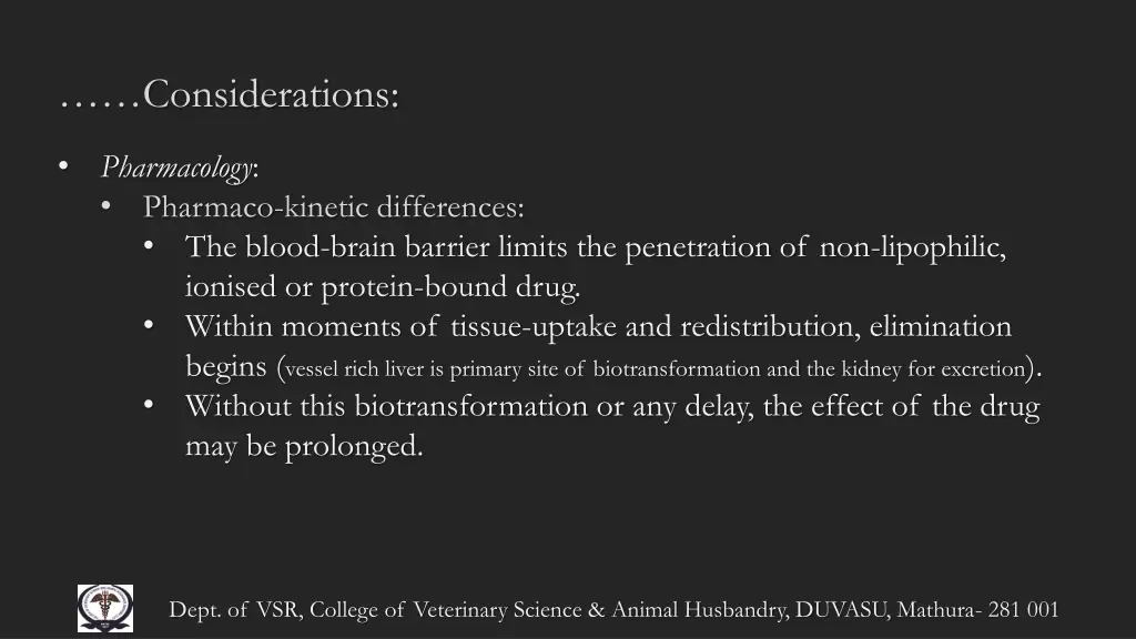 considerations 5