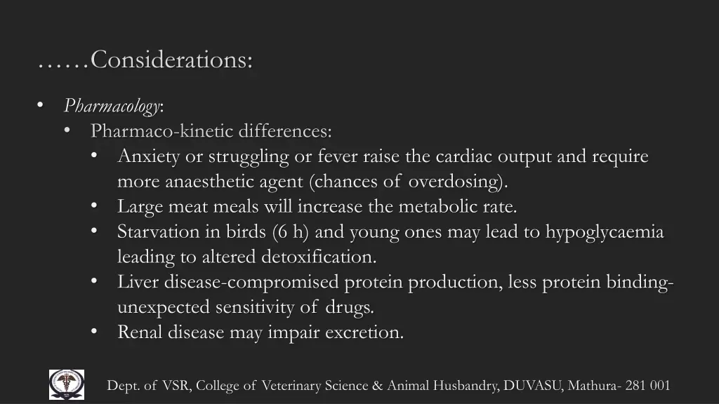 considerations 7