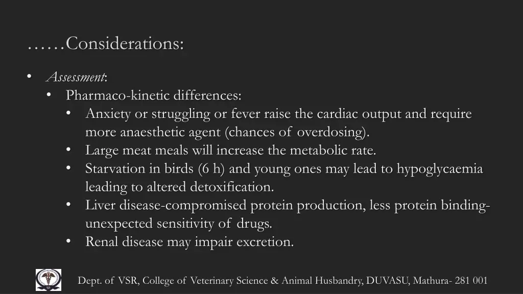 considerations 8