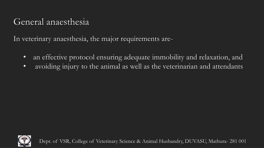 general anaesthesia 1