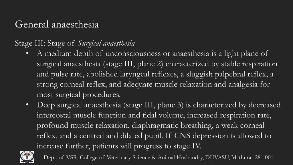 general anaesthesia 9