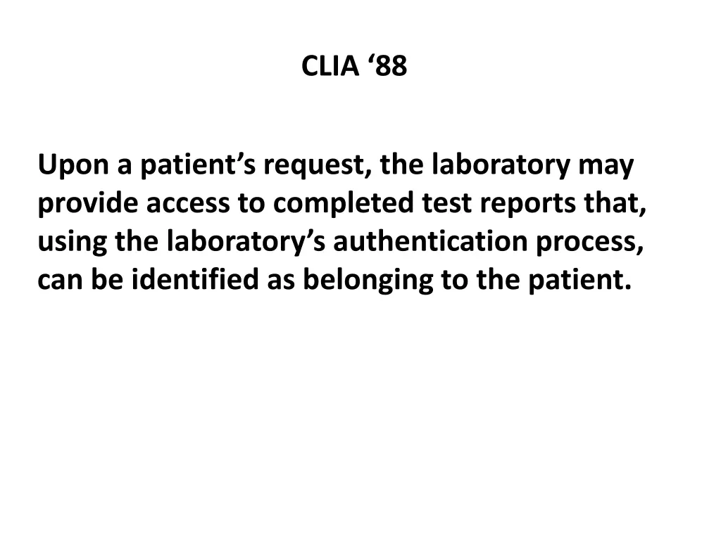 clia 88 1