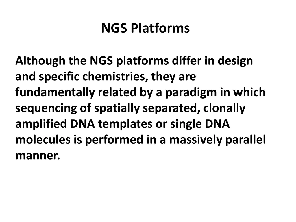 ngs platforms