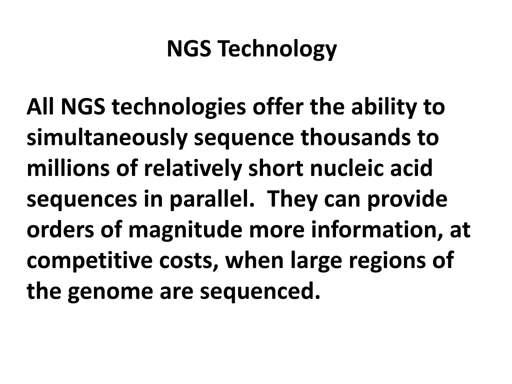 ngs technology