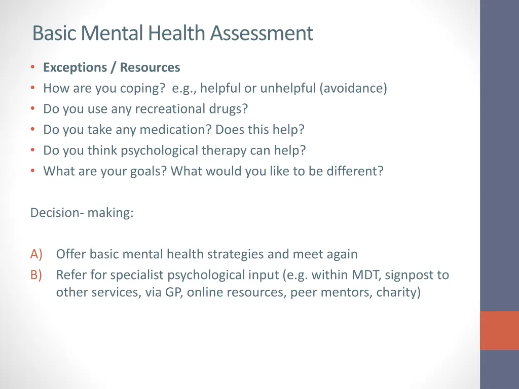basic mental health assessment 3