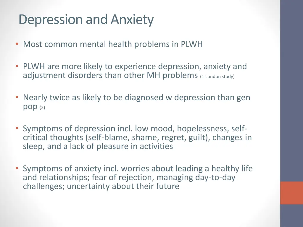 depression and anxiety