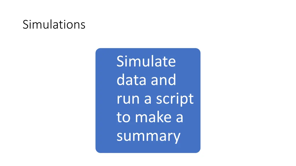 simulations 1