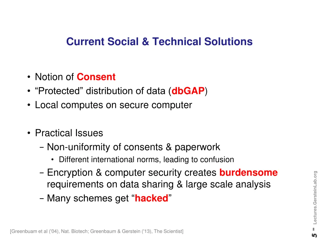 current social technical solutions