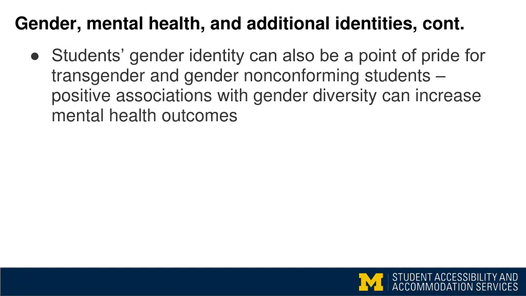 gender mental health and additional identities 1