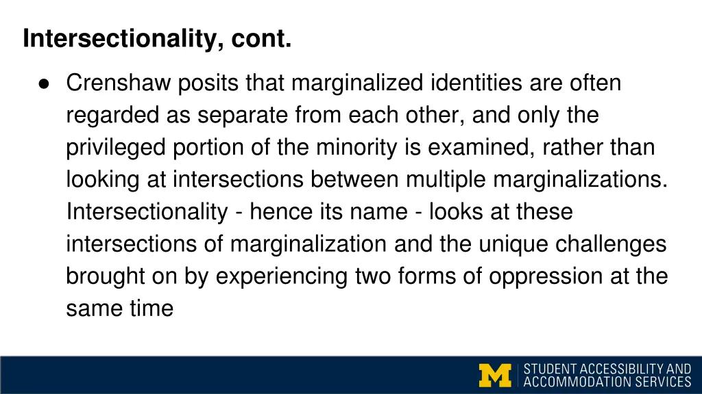 intersectionality cont
