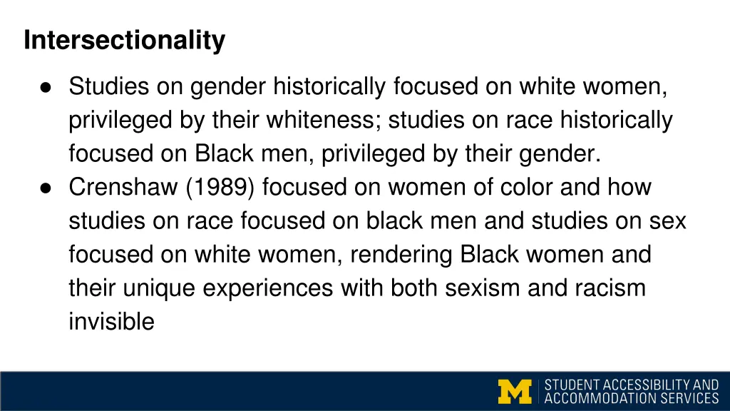 intersectionality