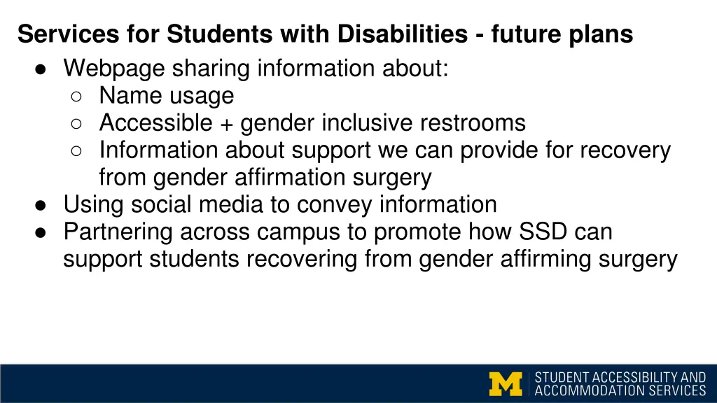 services for students with disabilities future
