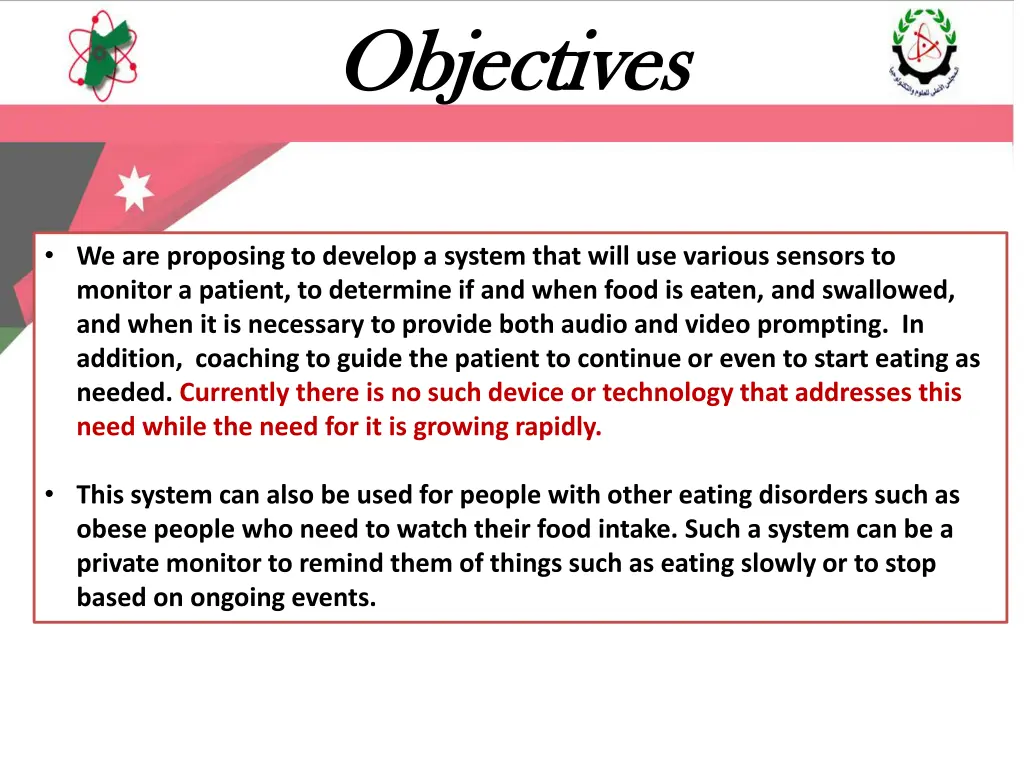 objectives objectives