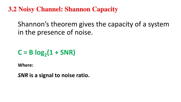 3 2 noisy channel shannon capacity