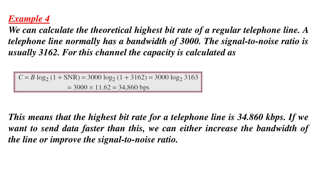 example 4 we can calculate the theoretical