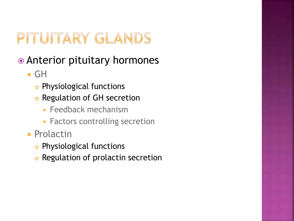 pituitary glands