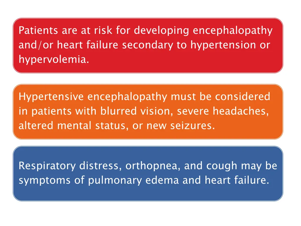 patients are at risk for developing
