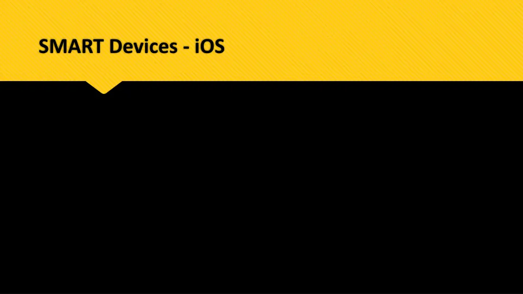 smart devices ios