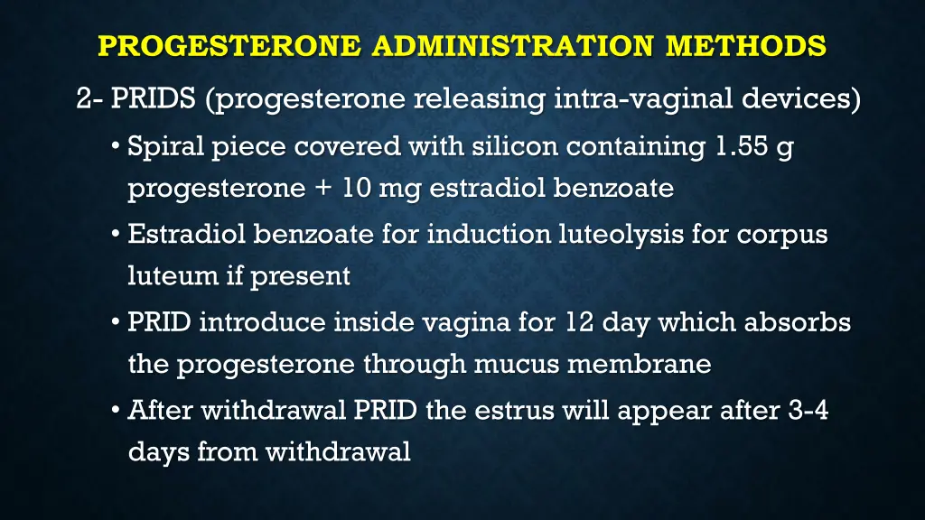 progesterone administration methods 2