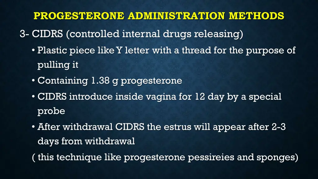 progesterone administration methods 3