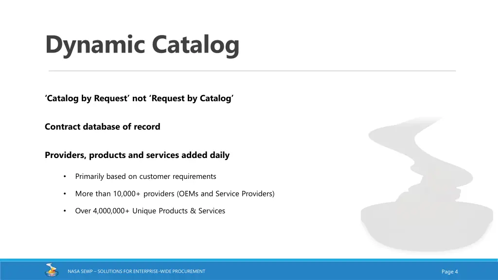 dynamic catalog