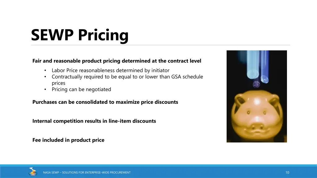 sewp pricing